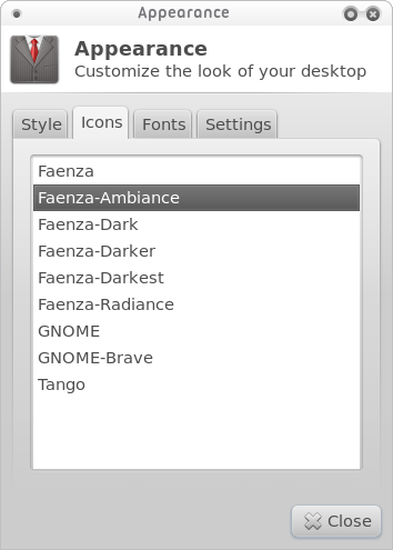 Iconos Faenza