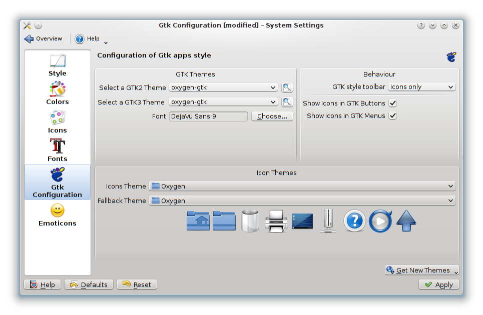 Apariencia de aplicaciones GTK+ en KDE