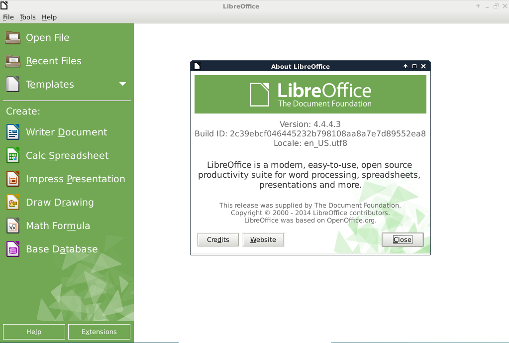 LibreOffice 4.4.4