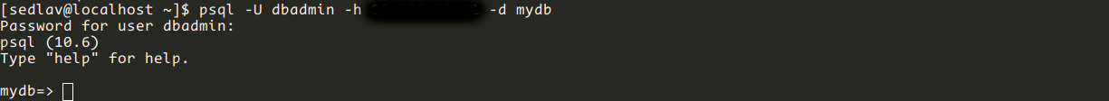 Conectarse al servidor Postgres